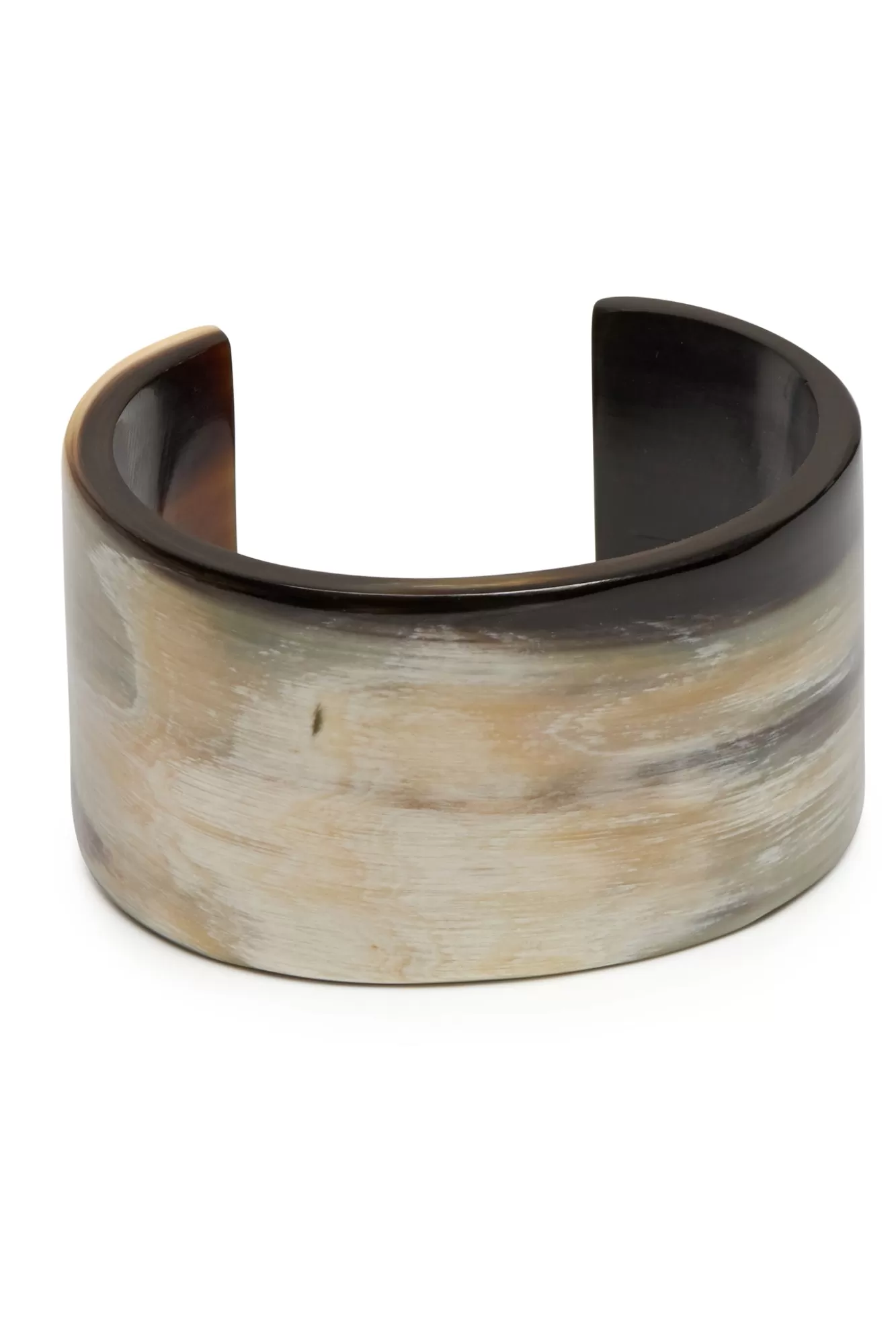 Branch Jewellery Bracelets & Cuffs>Buffalo Horn White Natural Cuff