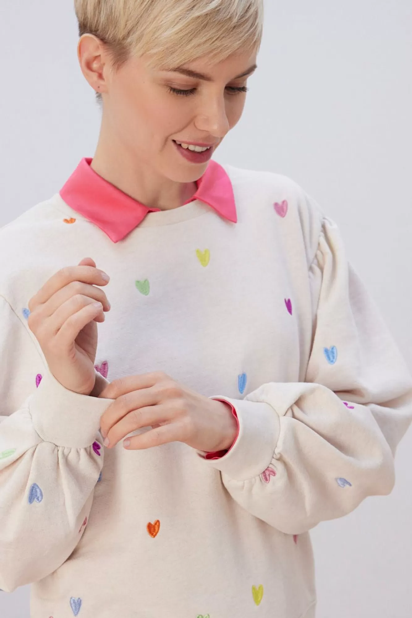 Fabienne Chapot Knitwear & Sweatshirts> Lin Heart Embroidered Sweater