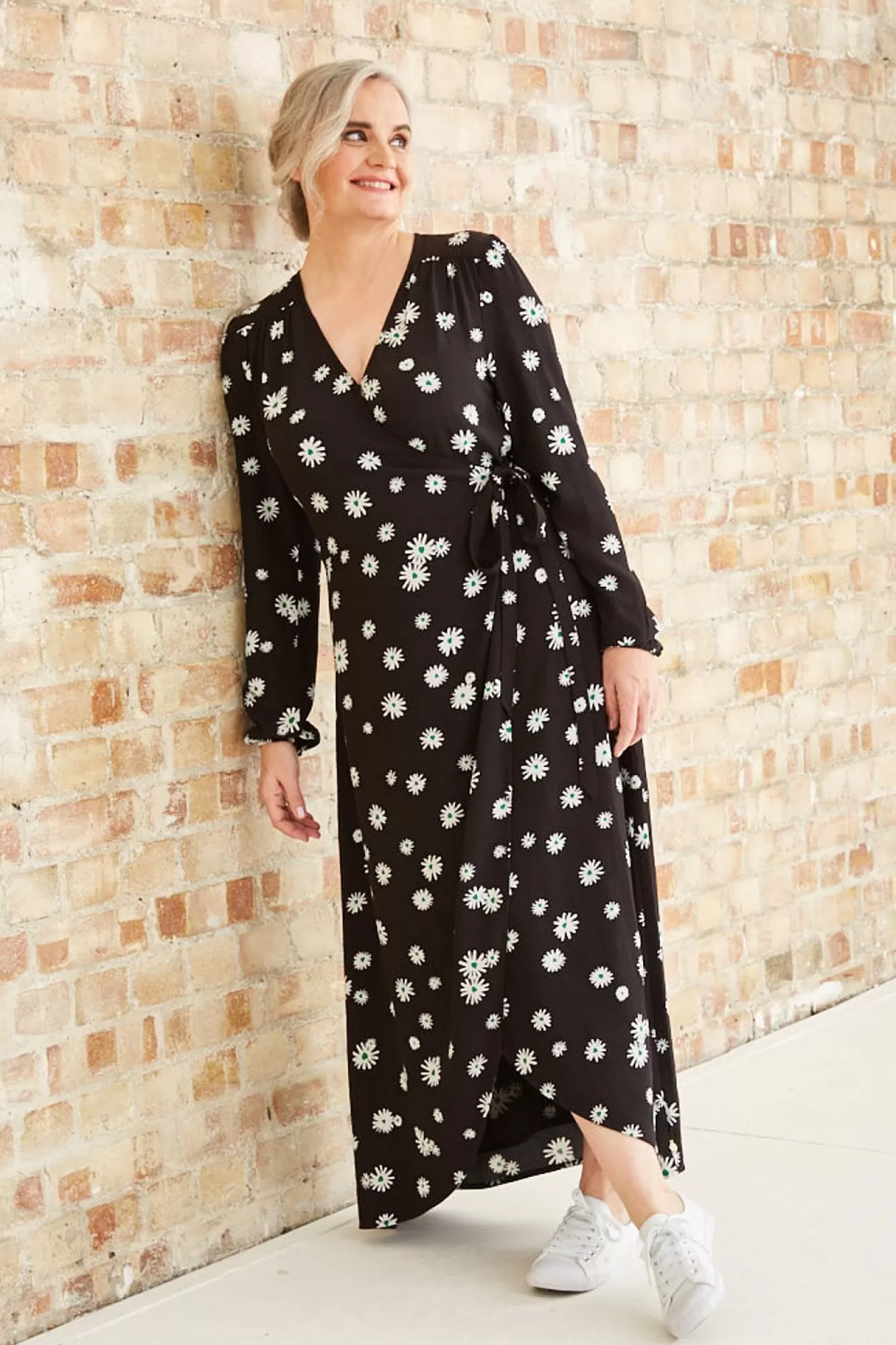 Fabienne Chapot Dresses & Jumpsuits> Miss Daisy Natasja Black Floral Midi Dress
