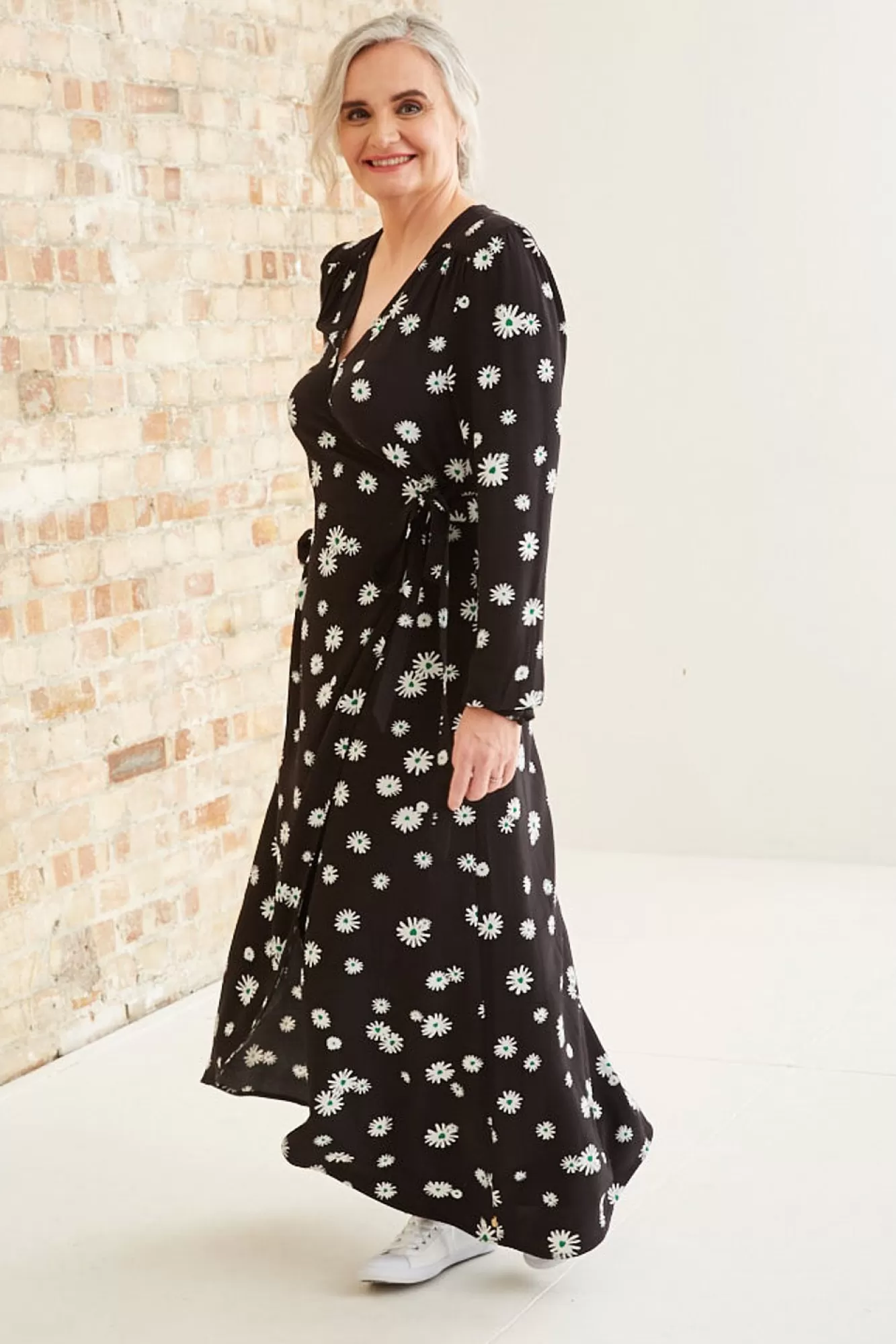 Fabienne Chapot Dresses & Jumpsuits> Miss Daisy Natasja Black Floral Midi Dress