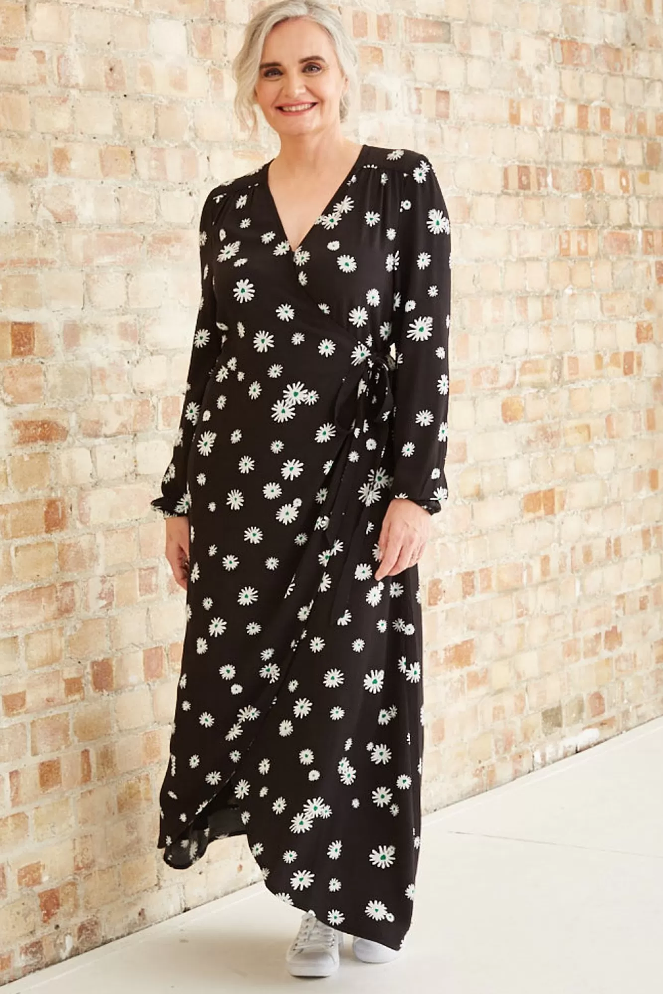 Fabienne Chapot Dresses & Jumpsuits> Miss Daisy Natasja Black Floral Midi Dress