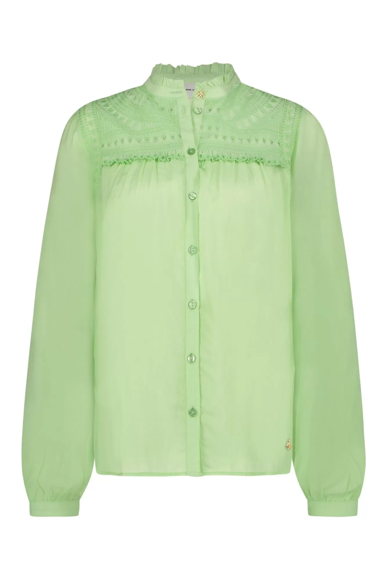 Fabienne Chapot Shirts & Blouses> Tootsie Light Green Blouse