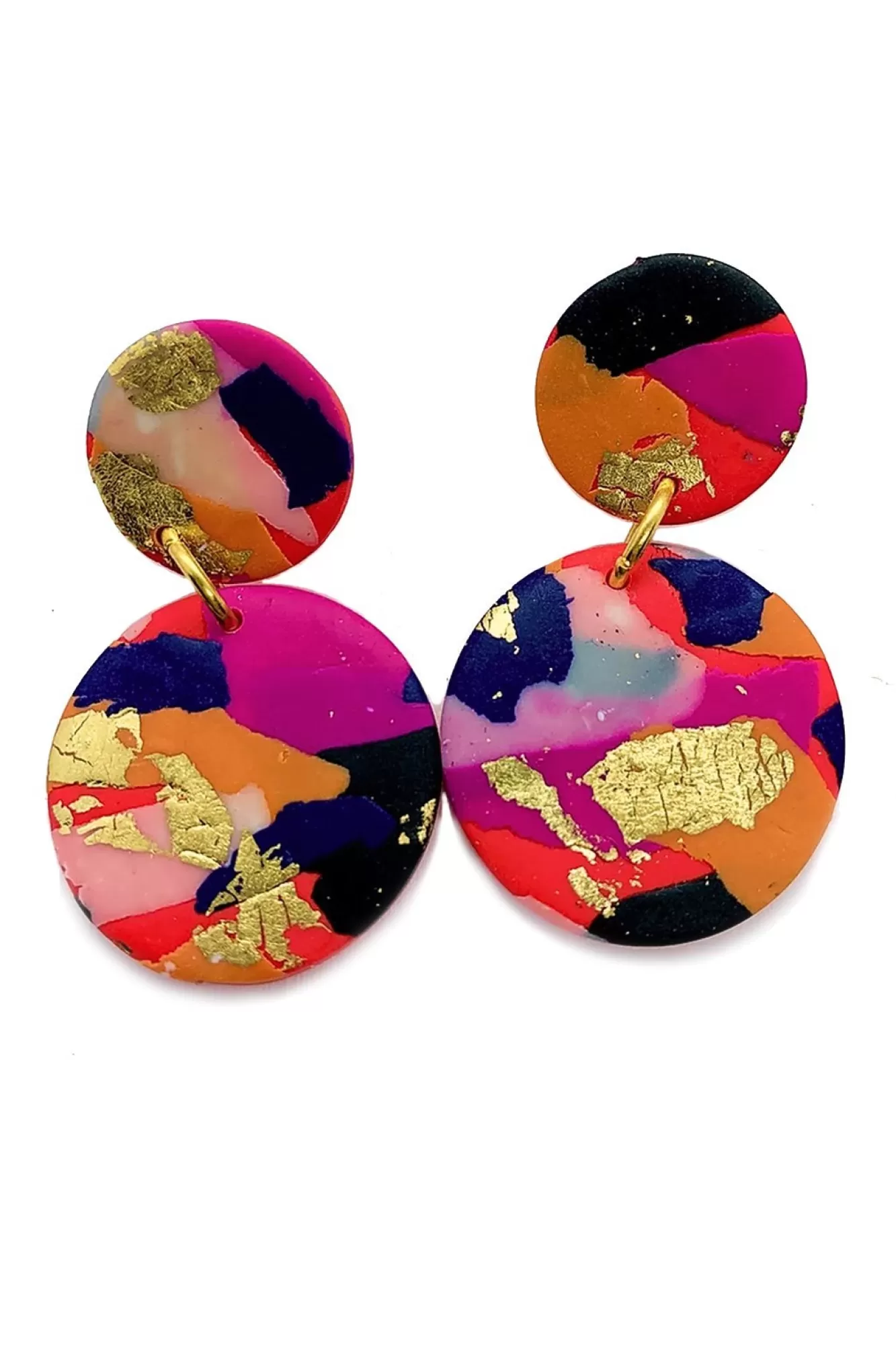 No Shrinking Violet Statement Styles>Fire & Flood Medium Earrings