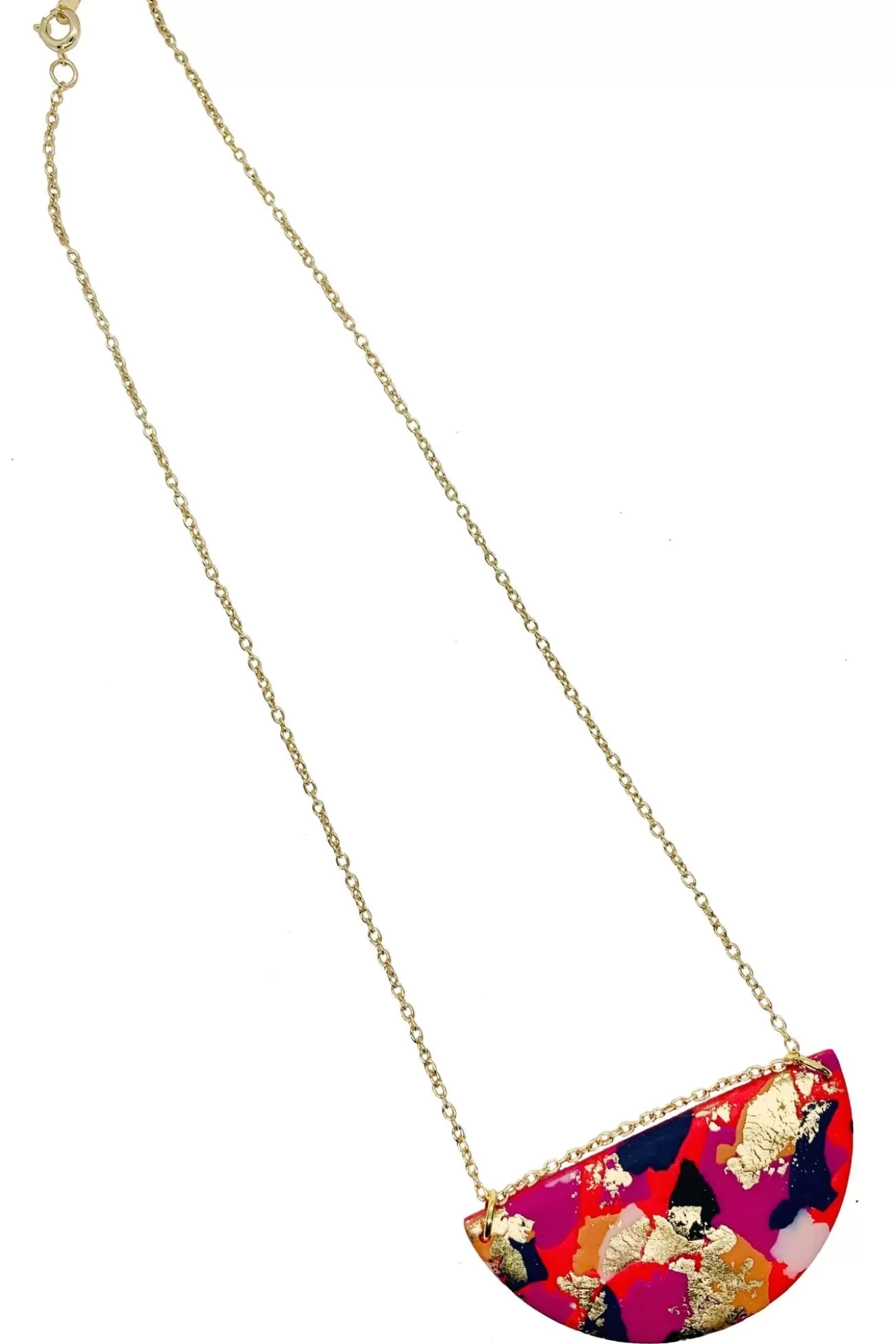 No Shrinking Violet Statement>Fire & Flood Medium Necklace