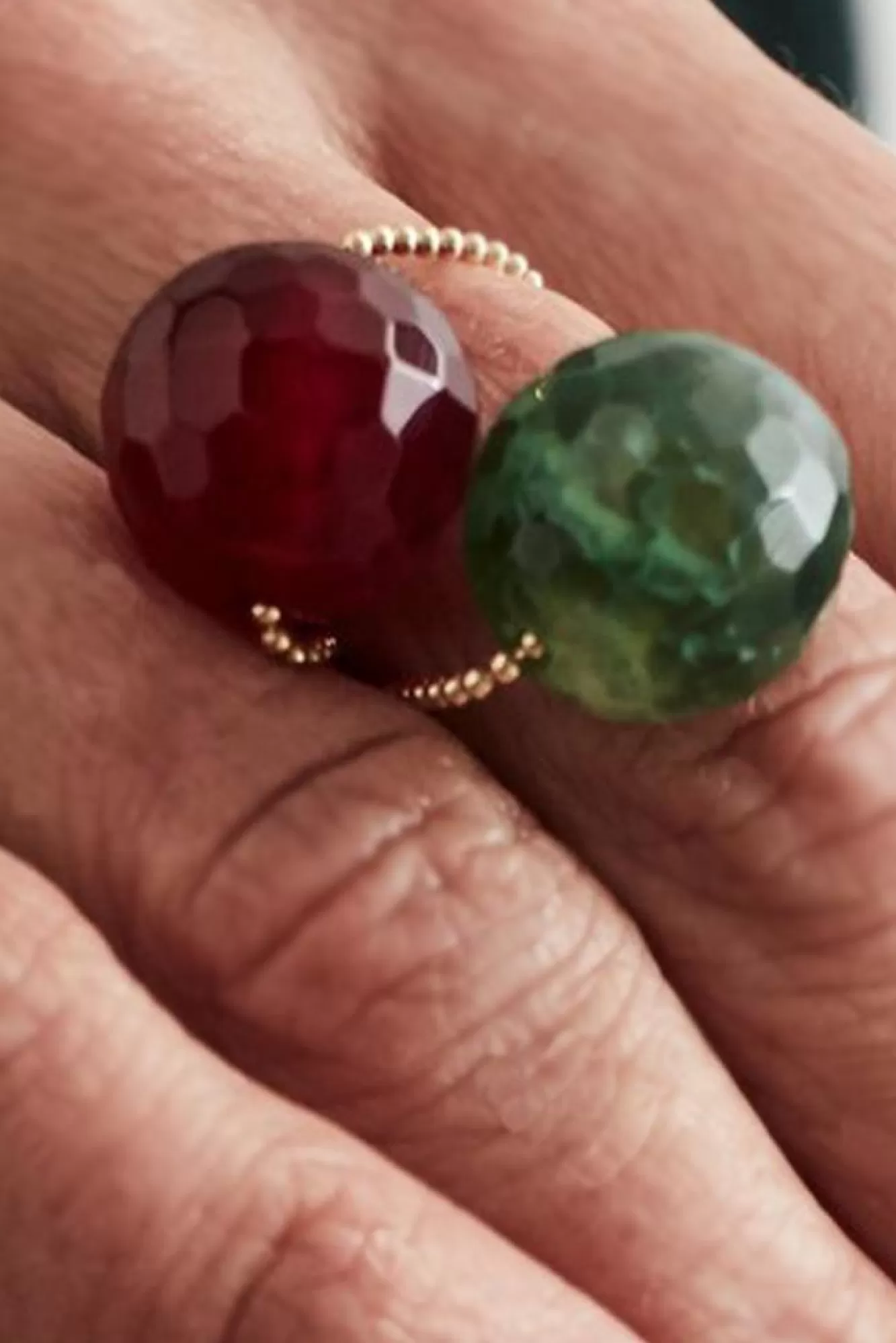 Gem & Tonic Rings>Gembud Light Semi Precious Stone 9Kt Gold Ring (6 Styles Available)