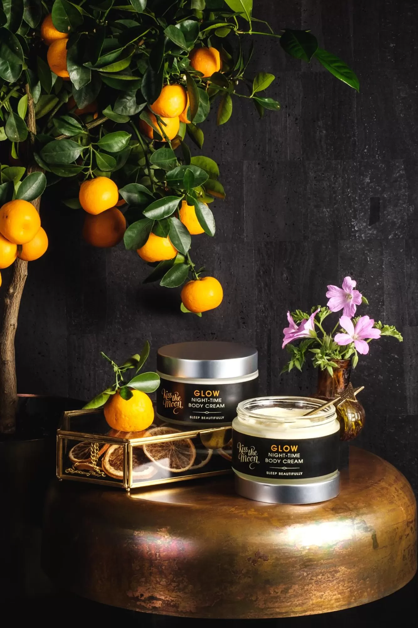 Kiss The Moon Skincare, Bath & Aromatherapy>Glow Night-Time Body Cream With Orange & Geranium