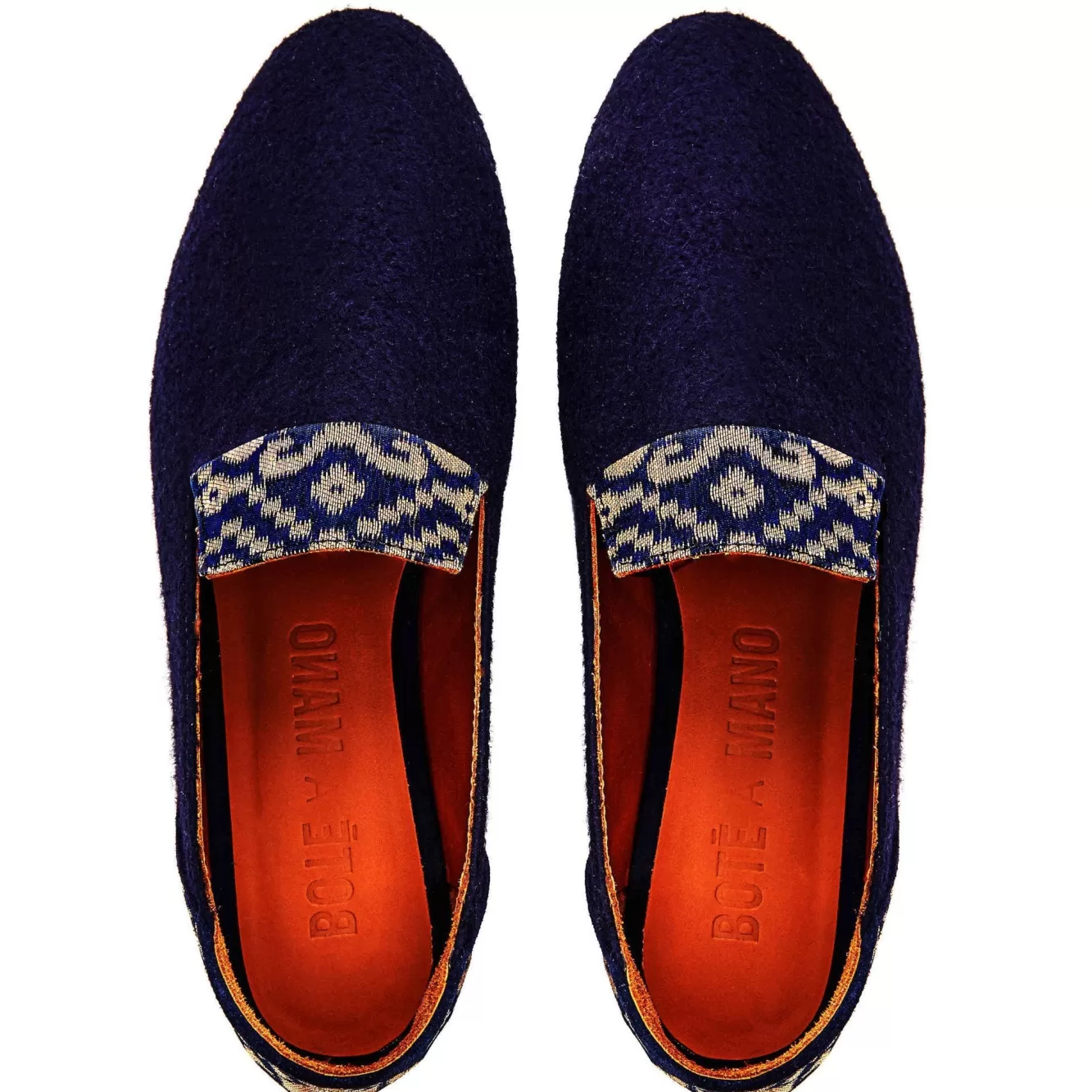 Bote A Mano Flat Pumps>Golden Star Of Banaras Flat Loafers