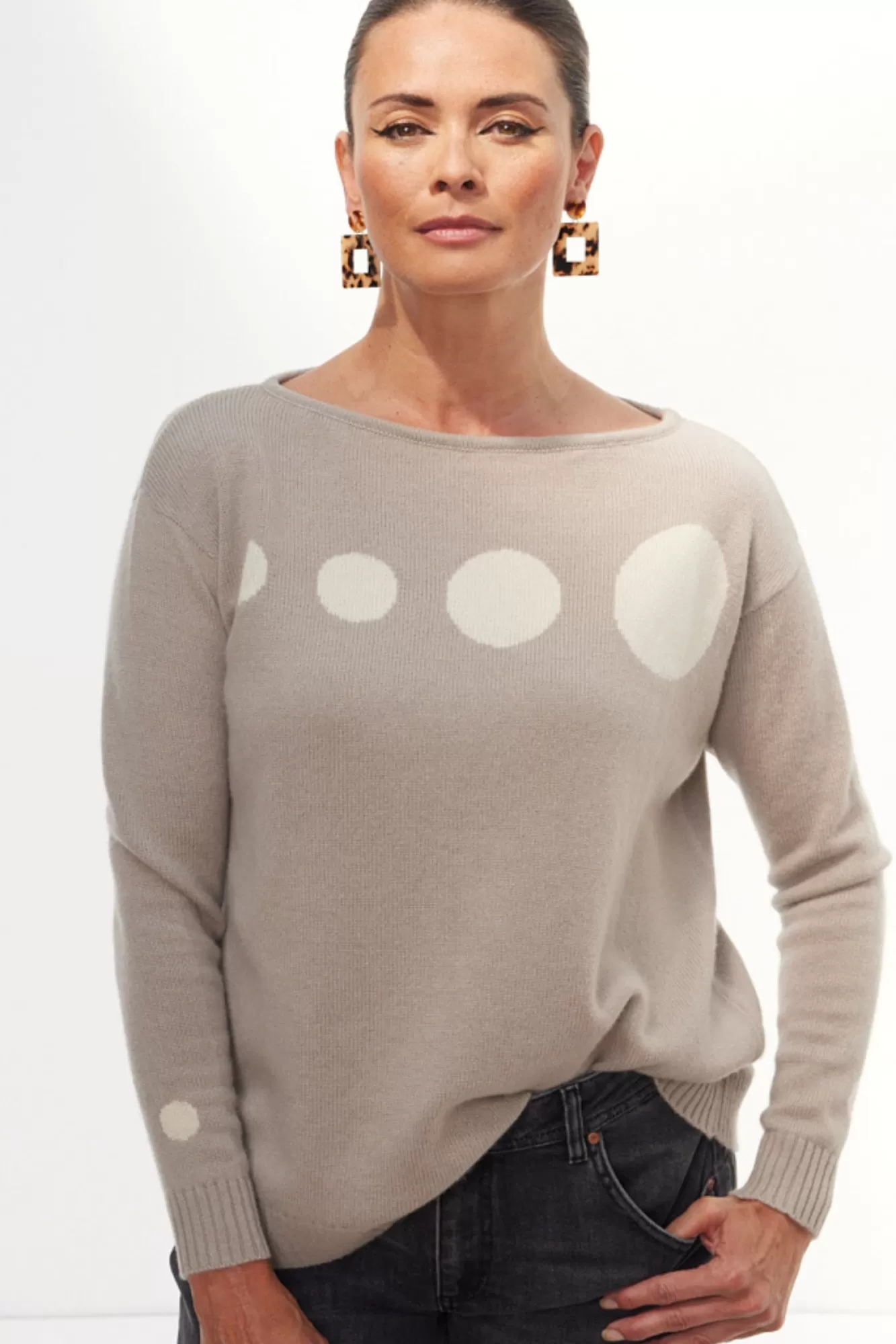 Jacynth London Knitwear & Sweatshirts> Neo Oyster Mushroom Jumper