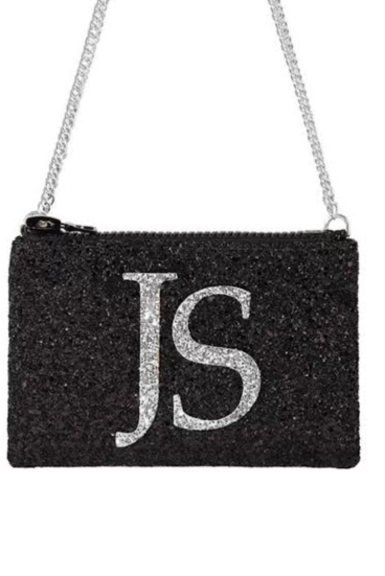 I KNOW THE QUEEN Clutch Bags>Monogram Glitter Cross-Body Bag (Available In 3 Colour Ways)