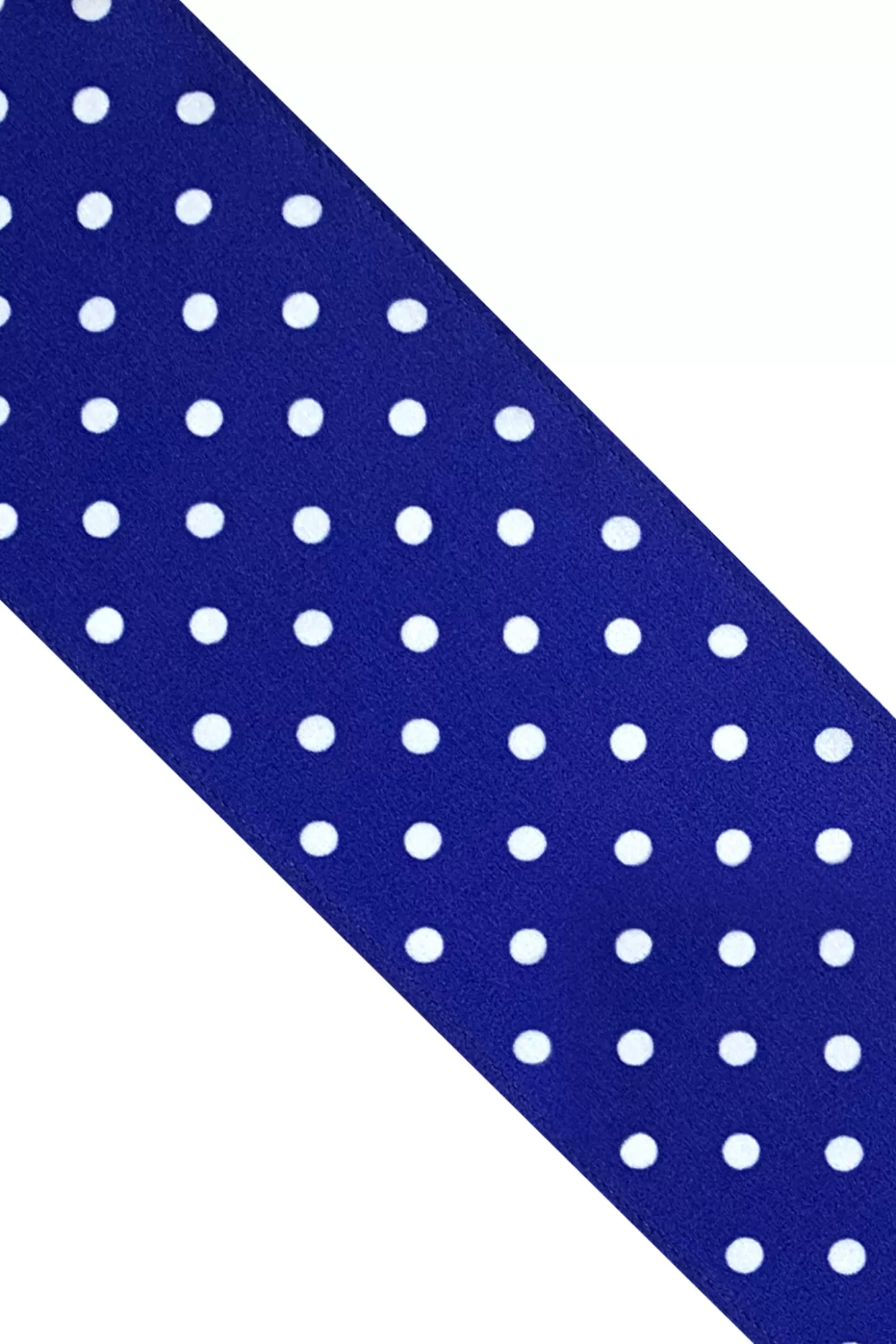 Ingmarson Scarves & Shawls>Polka Dot Cobalt Blue Silk Neck Scarf