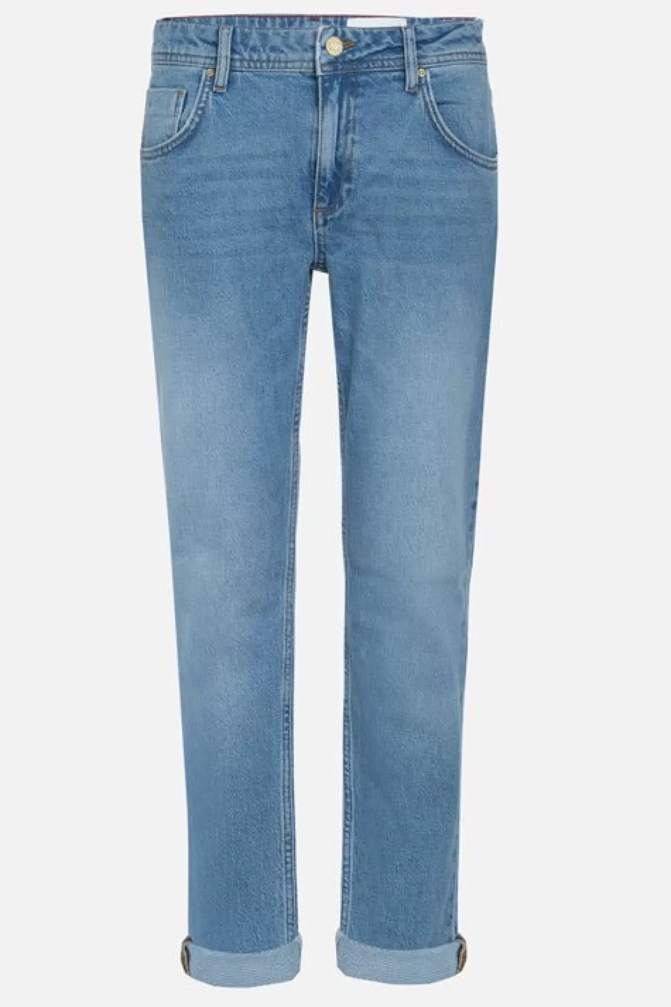 Reiko Denim> Nina Mid Blue Boyfriend Jeans