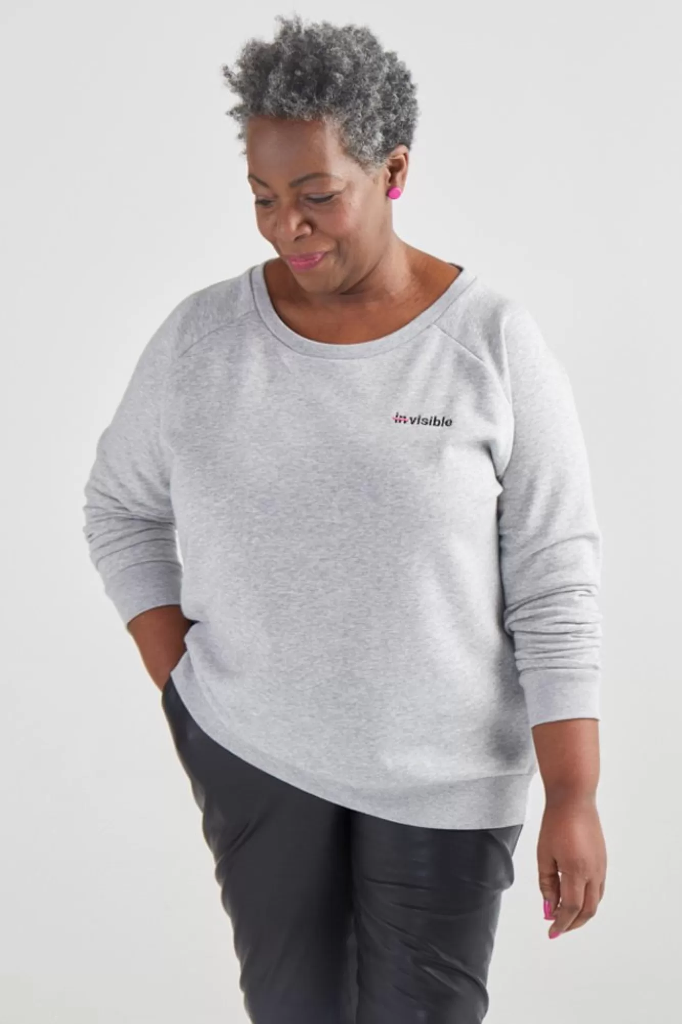 * Knitwear & Sweatshirts>Strike Out Ageism Charity Grey Sweatshirt (3 Slogan Options)