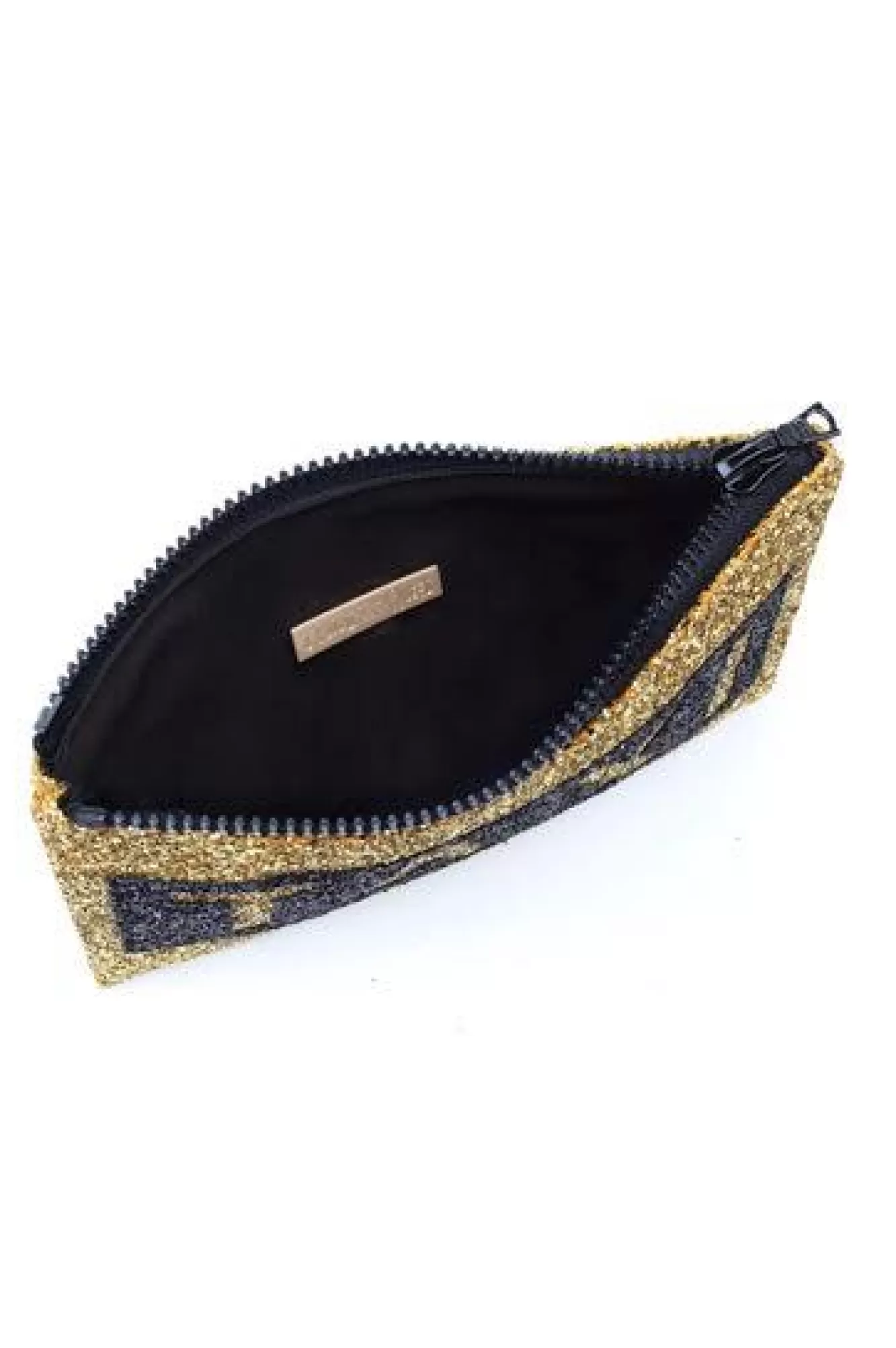 I KNOW THE QUEEN Latest Arrivals>Taxi Glitter Clutch Bag