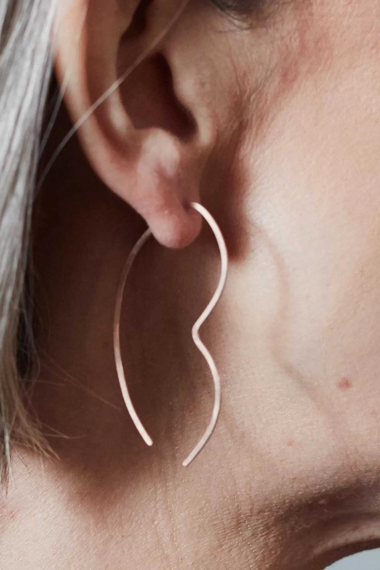 Gem & Tonic Stylishly Subtle>Whisper Rose Gold Earring