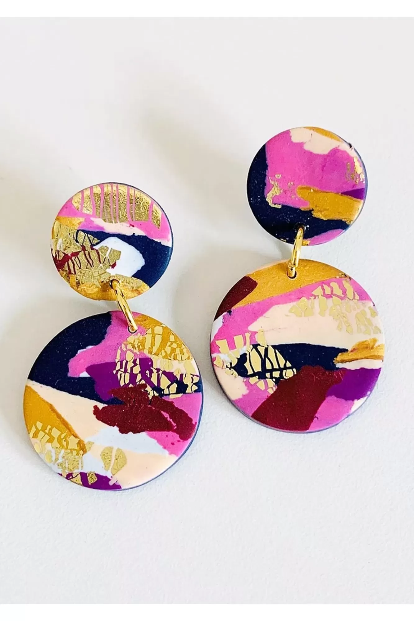 No Shrinking Violet Statement Styles>Winter Sunrise Medium Earrings